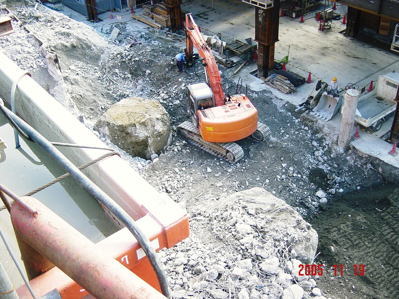 東京駅八重洲口北棟地下工事